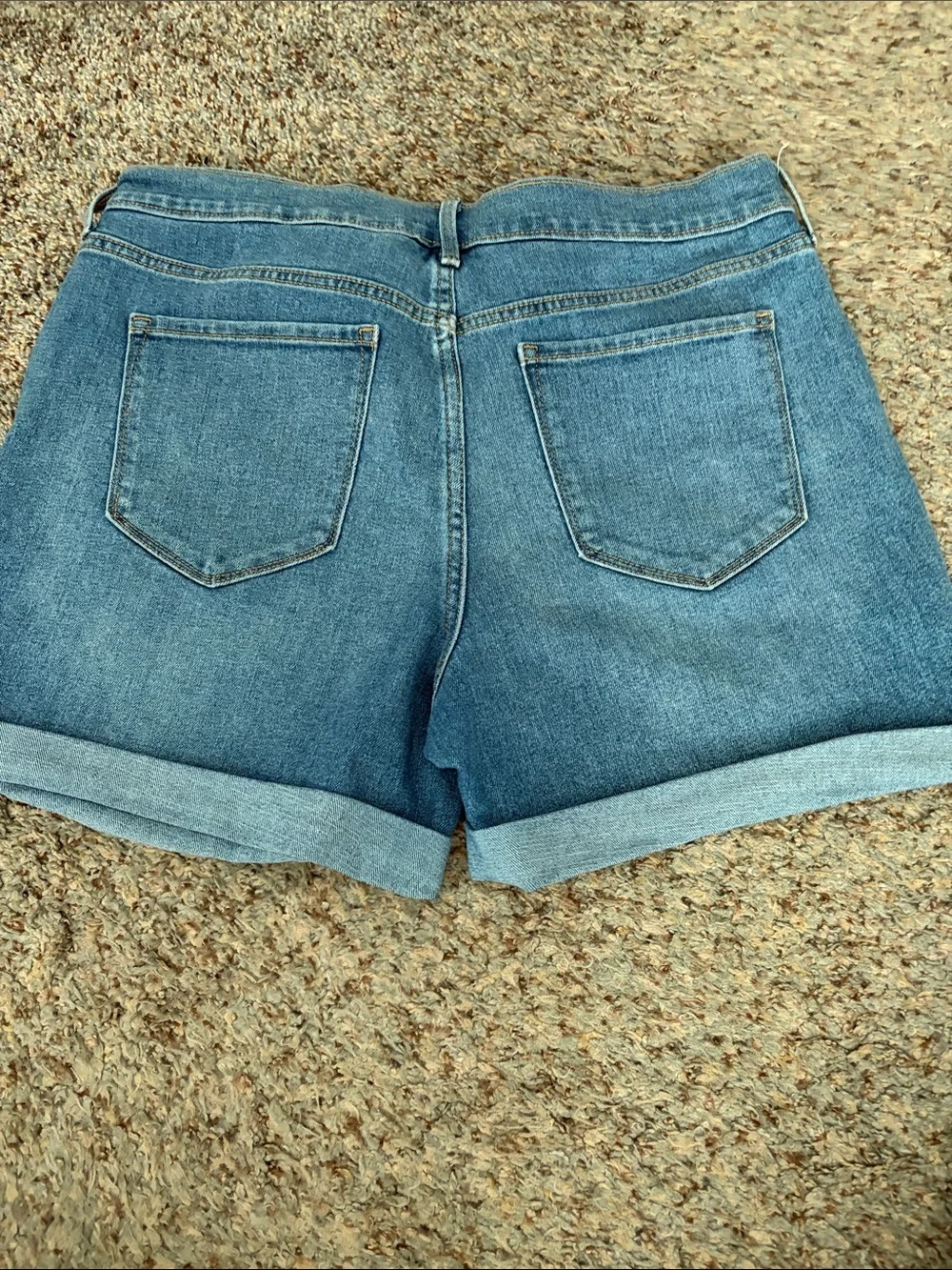 Old Navy Light Blue Denim Cuffed Women's Shorts